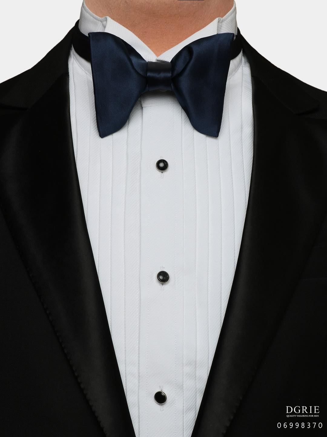 โบว์ไท Imported Luxury Moth Butterfly Silk Bowtie - DGRIE