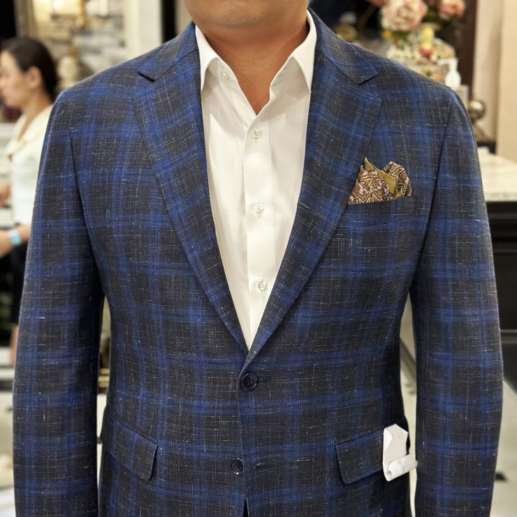 ร้านตัดสูท ลำลอง Wool Silk Linen Sport Jacket