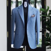 ตัดสูทคลาสสิค สีฟ้า Blue Casual Sport Jacket
