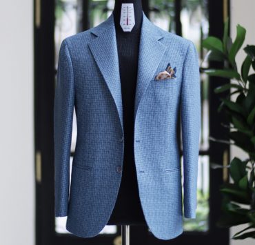 ตัดสูทคลาสสิค สีฟ้า Blue Casual Sport Jacket