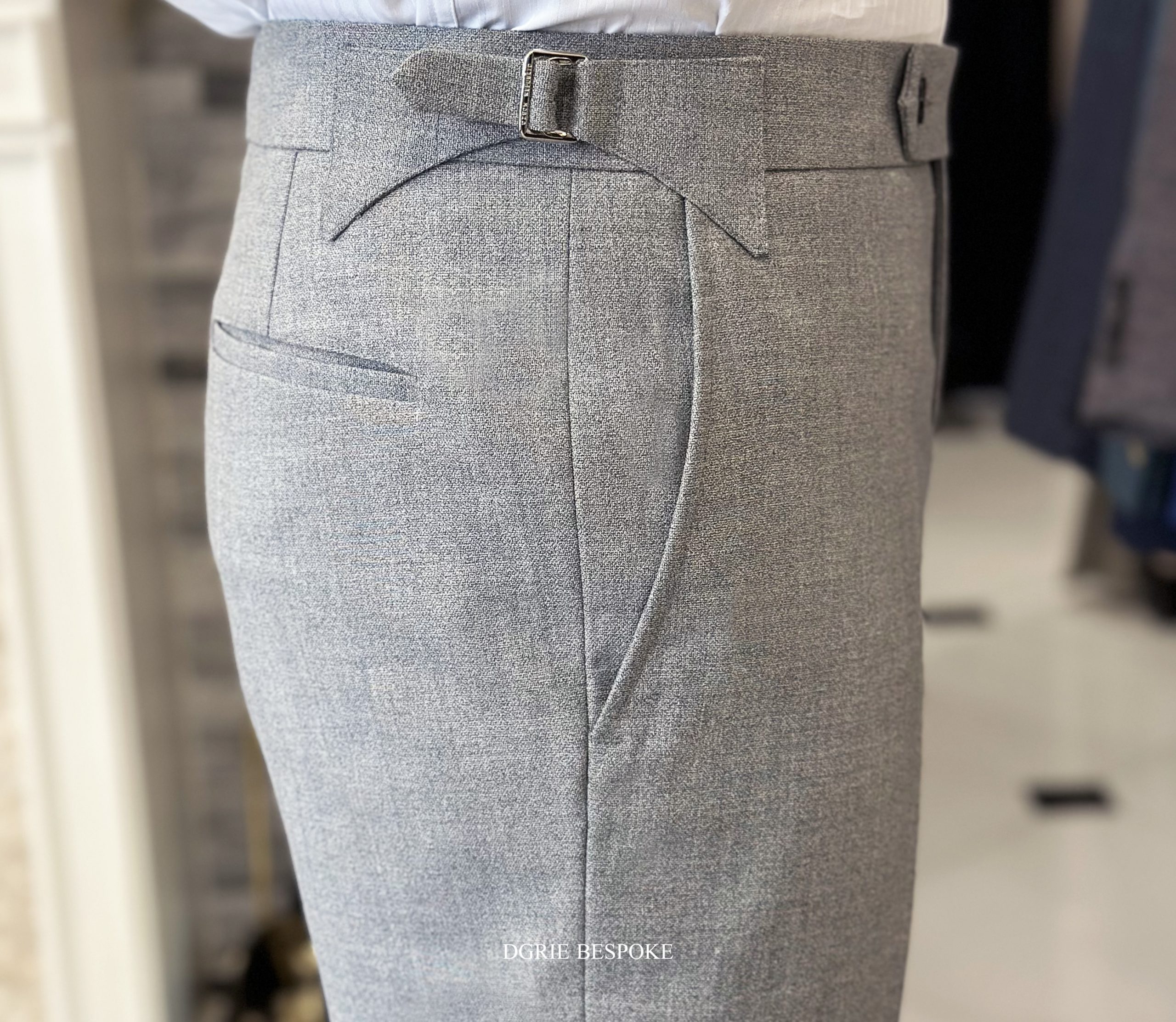 IMG_6968 copy Fitting ร้านตัดสูท ตัดสูท สีเทา DGRIE Grey 4 Ply Wool Suit