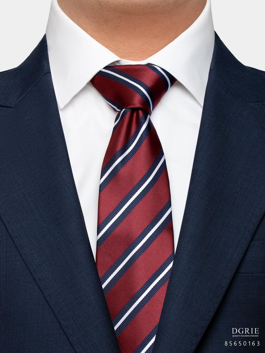 เนคไทลายทาง วินเทจ Multi Stripe 3.5 Inch Classic Necktie