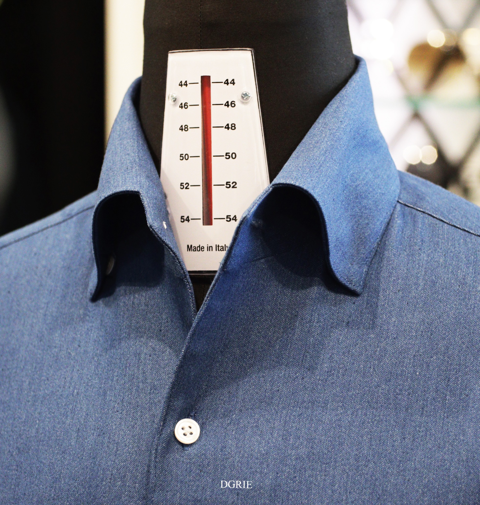 ตัดเสื้อเชิ้ต ยีนส์ วินเทจ One Piece Collar Denim Shirts