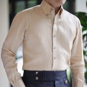 ตัดเชิ้ตลินินวินเทจ DGRIE BUTTON-DOWN SHIRT "SARTORIALE COLLECTION"
