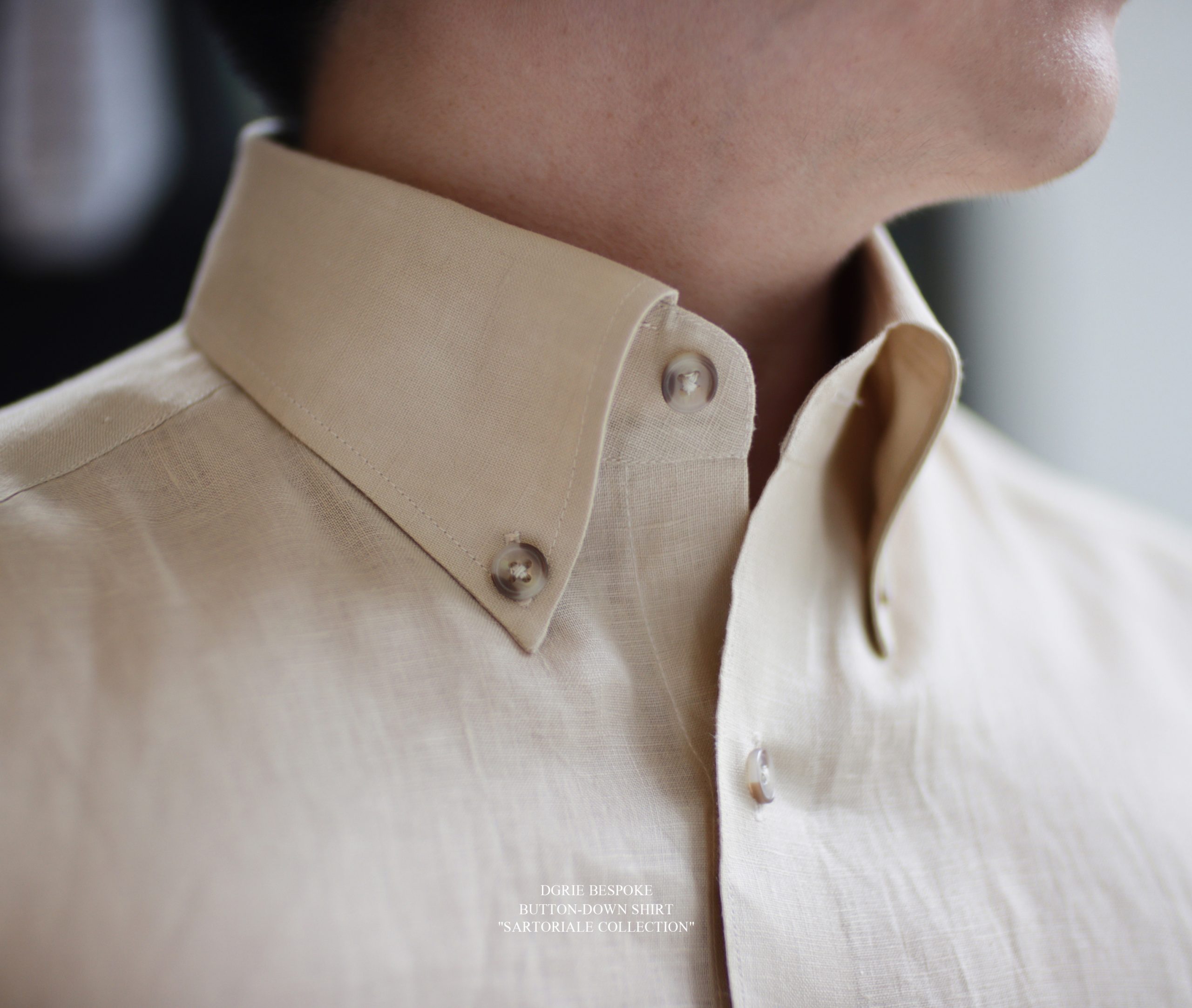 ตัดเชิ้ตลินินวินเทจ DGRIE BUTTON-DOWN SHIRT "SARTORIALE COLLECTION"