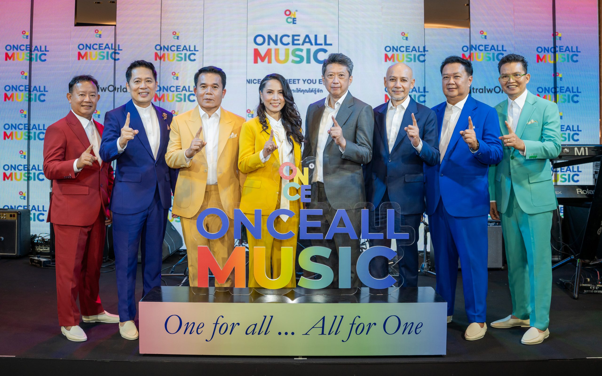 CHA09361 ชุดสูท วงเรนโบว์ DGRIE Pastel Suit Set for Rainbow