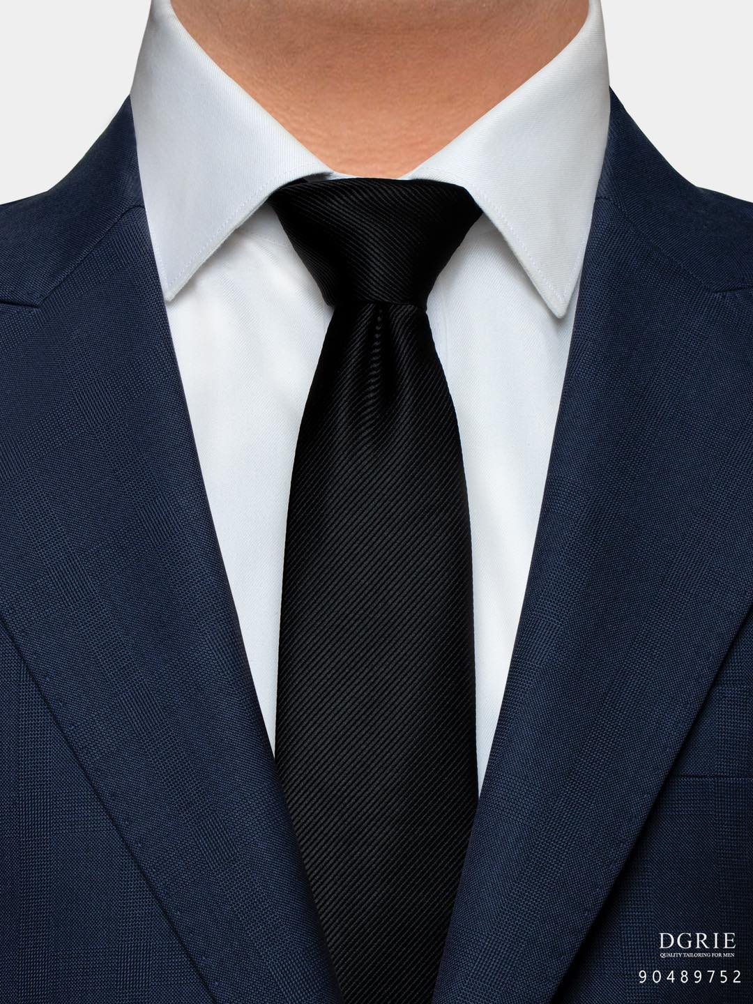 เนคไท สีกรม เนคไทยสีฟ้า Mix Navy Blue | Dark Blue Neck Tie