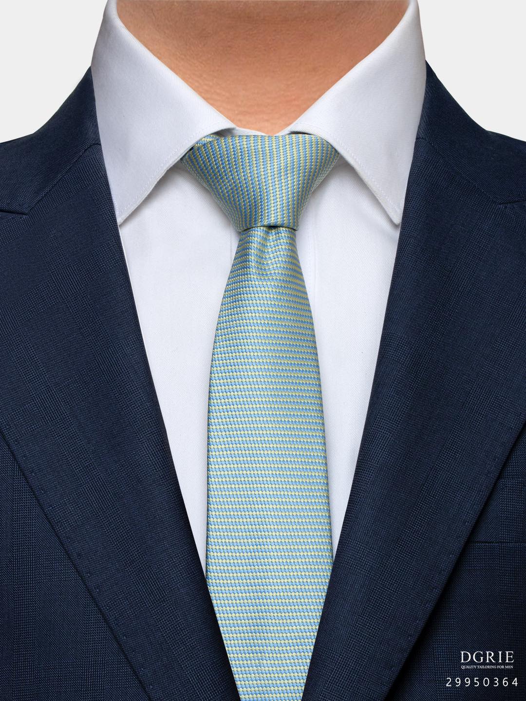 เนคไท สีกรม เนคไทยสีฟ้า Mix Navy Blue | Dark Blue Neck Tie