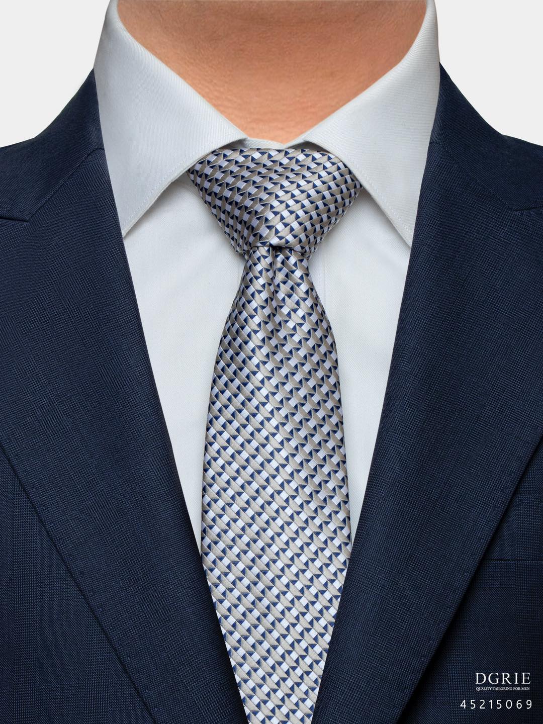 เนคไท สีกรม เนคไทยสีฟ้า Mix Navy Blue | Dark Blue Neck Tie