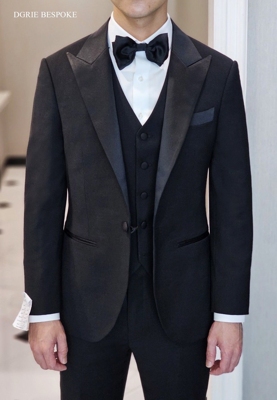 ตัดสูททักซิโด้ สีดำDGRIE BLACK TUXEDO 3 piece suits