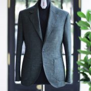 DGRIE ตัดสูท Green Wool Silk Linen Blazer