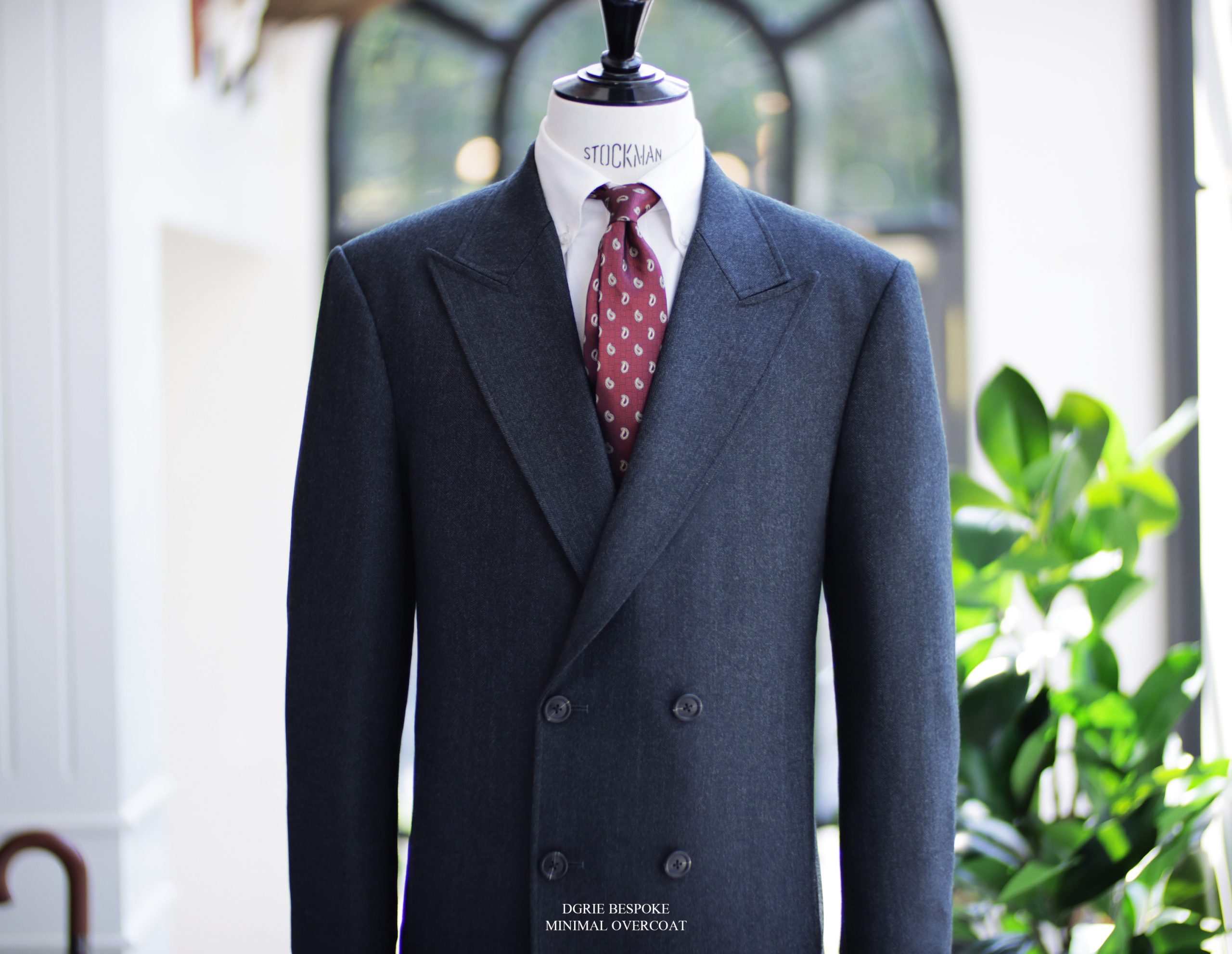 DGRIE Minimal Grey Overcoat ตัดเสื้อโค้ท สไตล์เรียบหรู