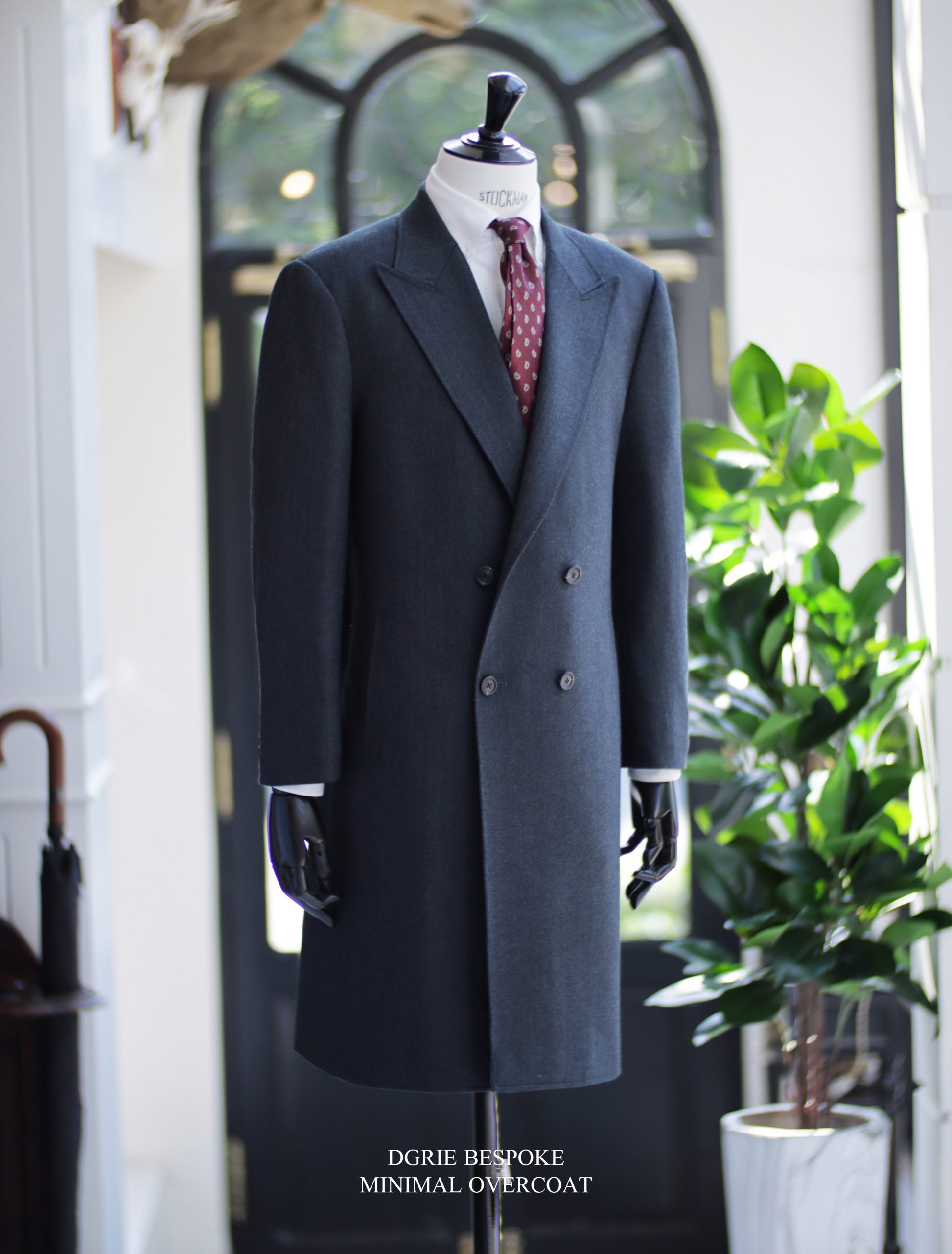 DGRIE Minimal Grey Overcoat ตัดเสื้อโค้ท สไตล์เรียบหรู