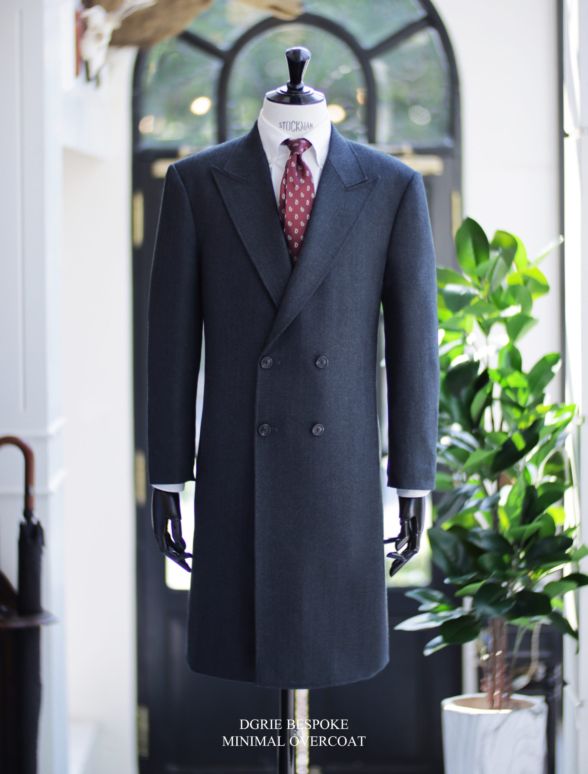 DGRIE Minimal Grey Overcoat ตัดเสื้อโค้ท สไตล์เรียบหรู
