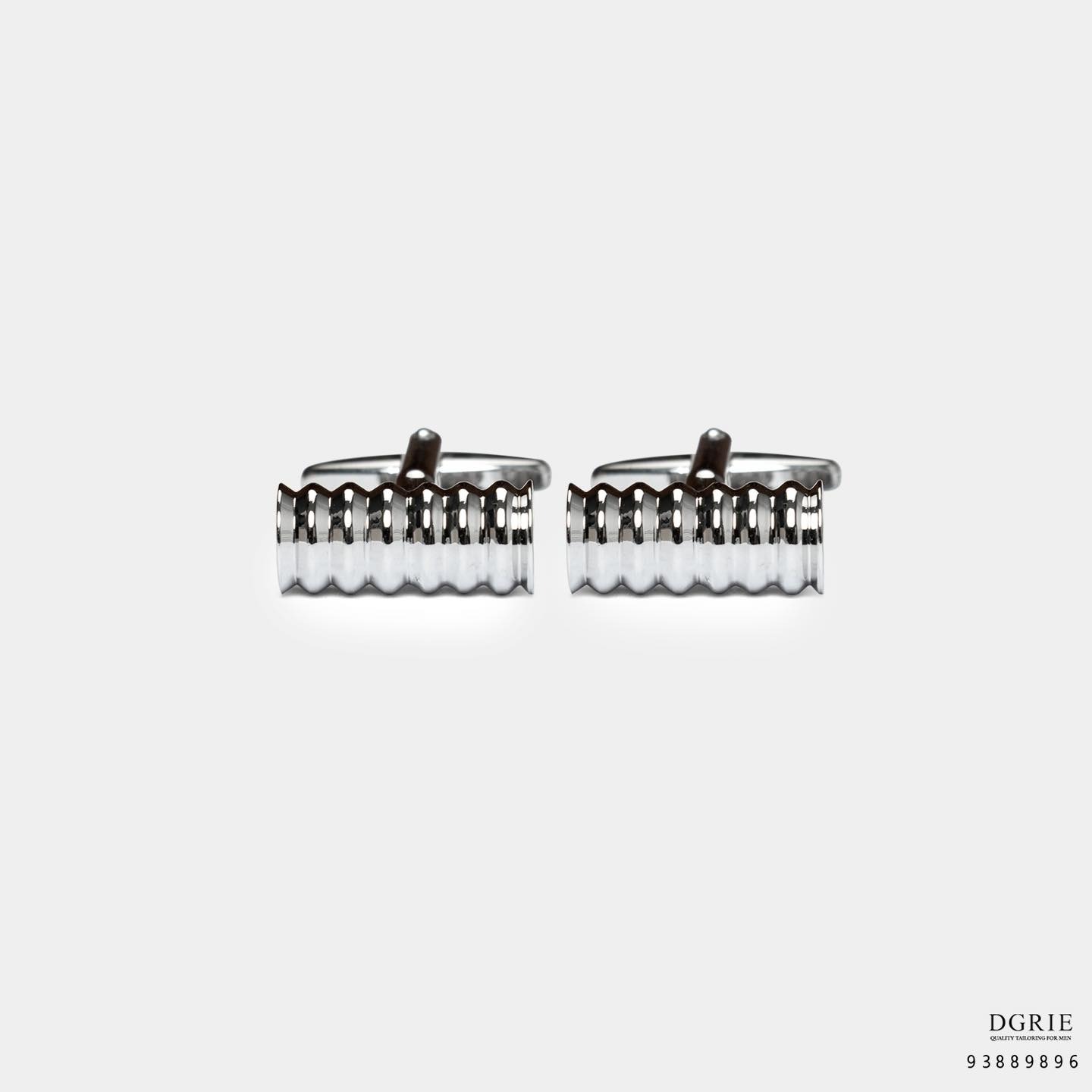 คัฟลิงค์ DGRIE - Mixed Bullet Cufflinks in Silver