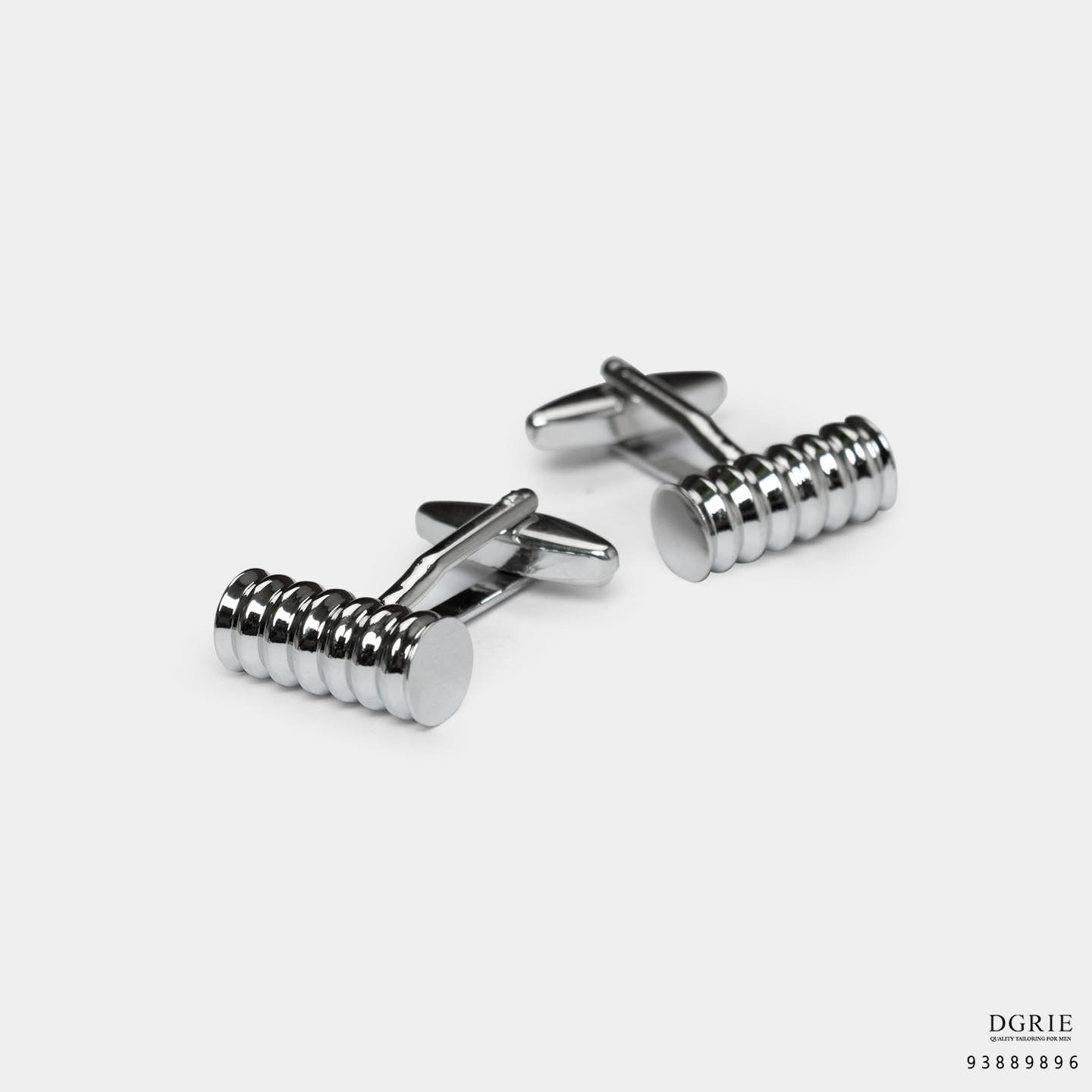 คัฟลิงค์ DGRIE - Mixed Bullet Cufflinks in Silver