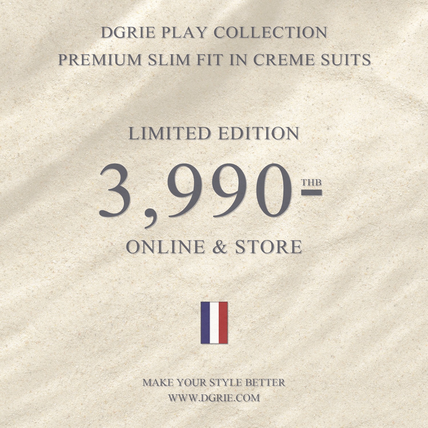 DGRIE รุ่น Play Collection Cream Suits
