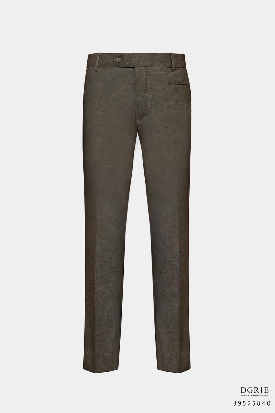 กางเกงสีน้ำตาล Shadow Gray Coin Pocket W/G Wool Pants