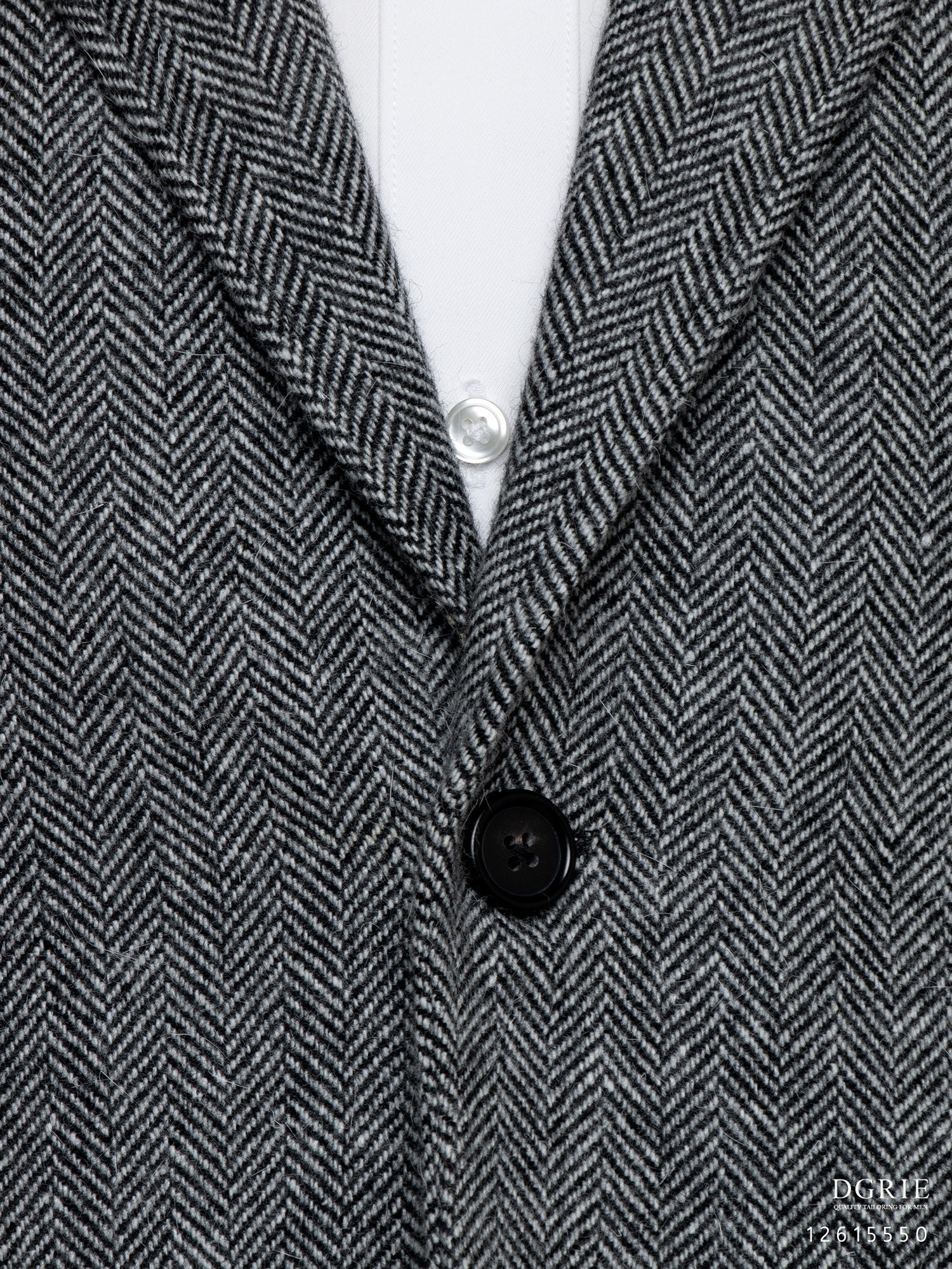 แจ็คเก็ตสีเทา Gray Herringbone British Flannel Jacket
