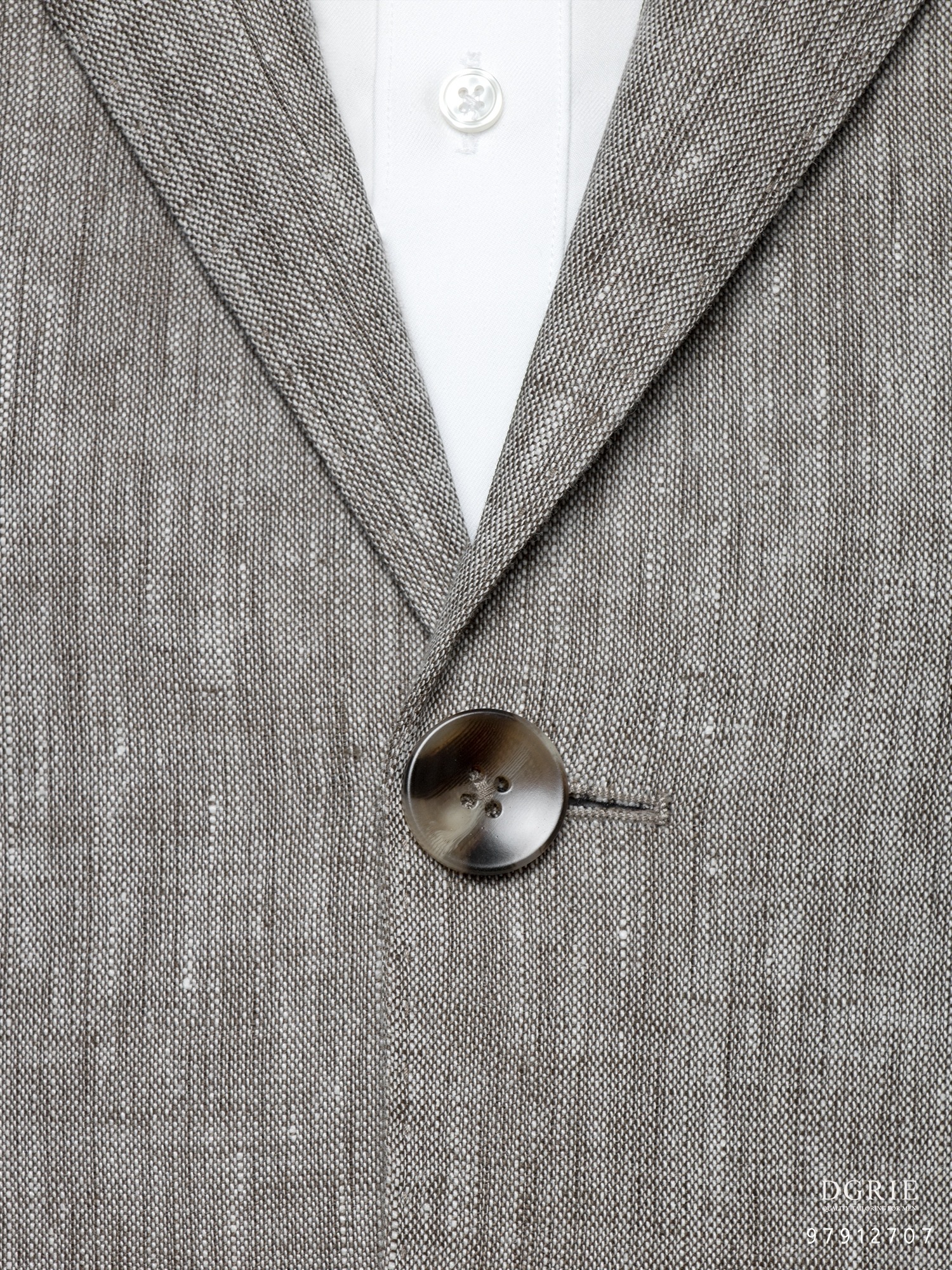 เสื้อสูทลินิน Linen Gray & Green Casual Jacket