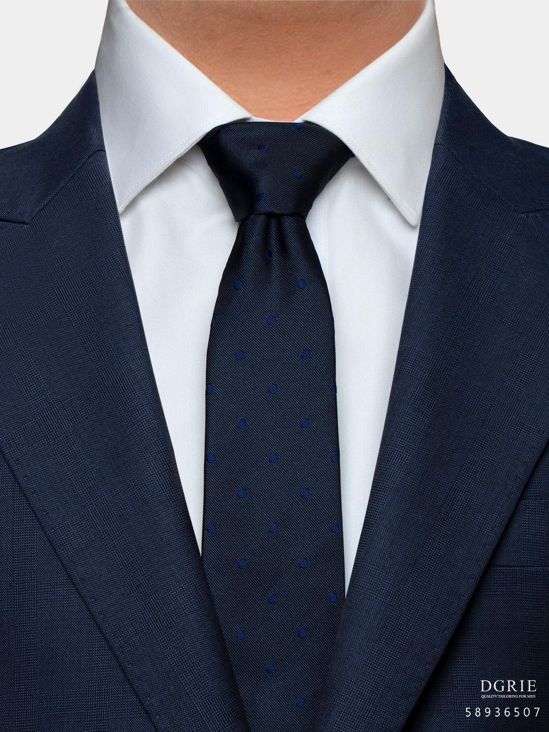 เนคไท สีกรม เนคไทยสีฟ้า Mix Navy Blue | Dark Blue Neck Tie