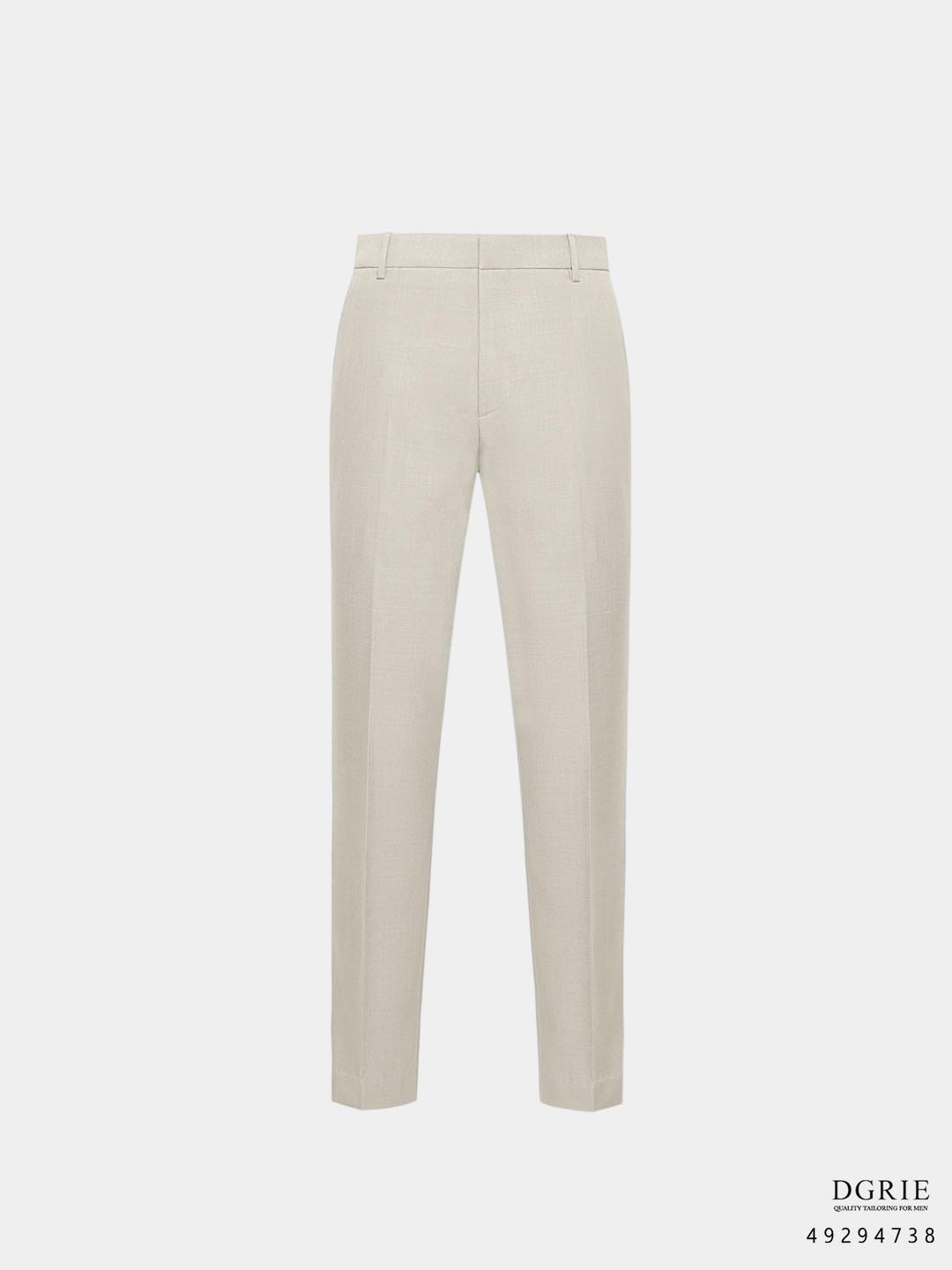 Play Slim Fit In Cream TR 2button Pants