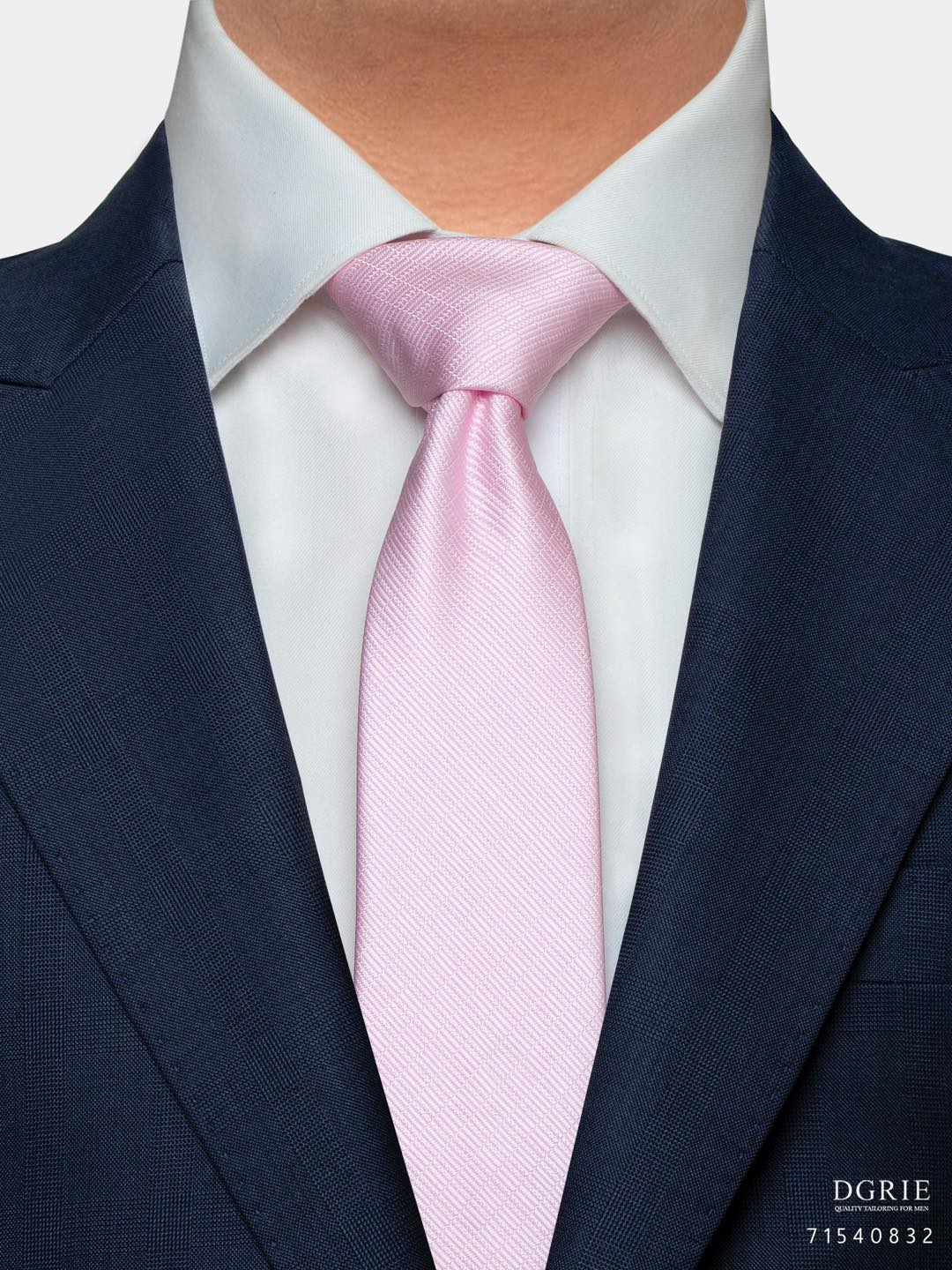 เนคไท สีแดง Red & Burgundy 3 Inch 100% Silk Ties - DGRIE