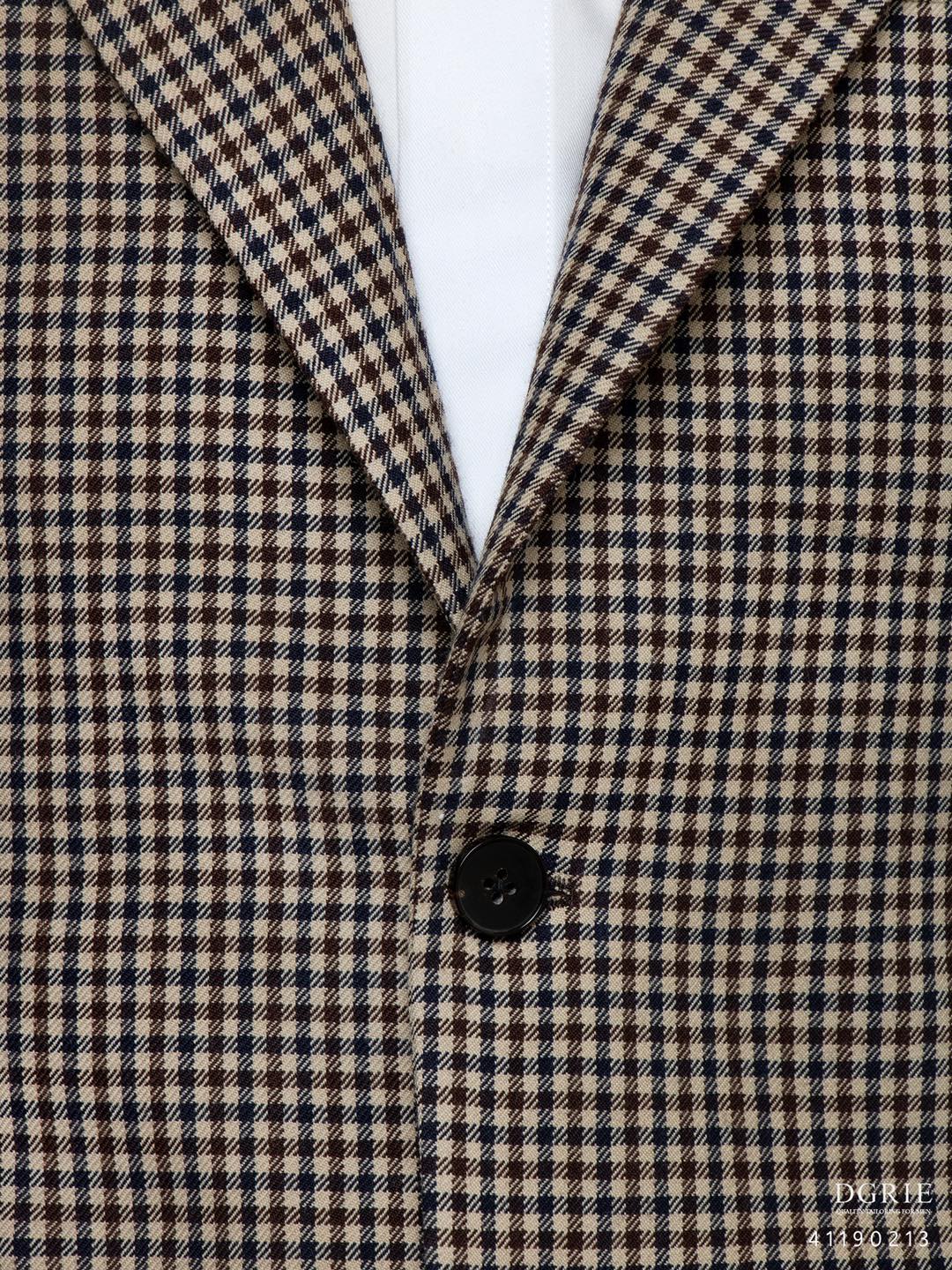 Vintage Gunclub Check Wool Brown Jacket - DGRIE