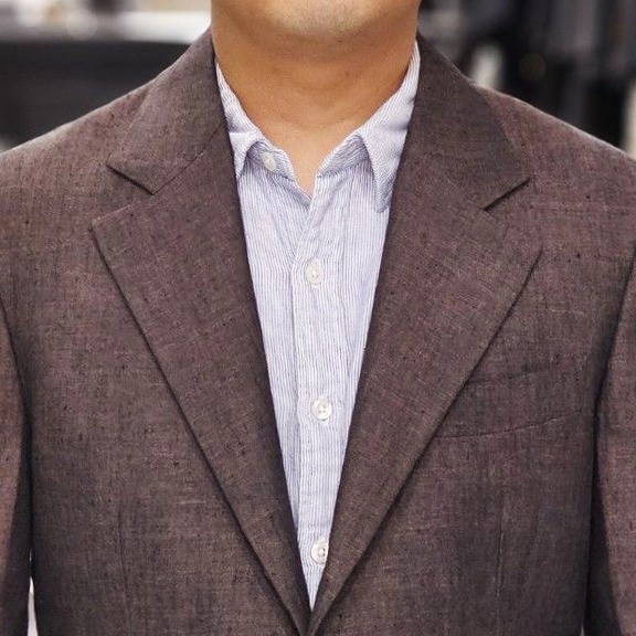 ตัดสูท ผ้าลินิน DGRIE Brown Linen Smart Casual Suits