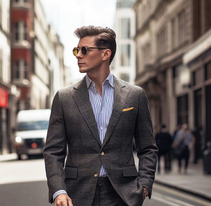 ตัดสูทสีเทา ผ้าอิตาลี ลายตาราง DGRIE Stylbiella Italy Flannel Wool Suits 21 ตัดสูทสีเทา ผ้าอิตาลี ลายตาราง DGRIE Stylbiella Italy Flannel Wool Suits