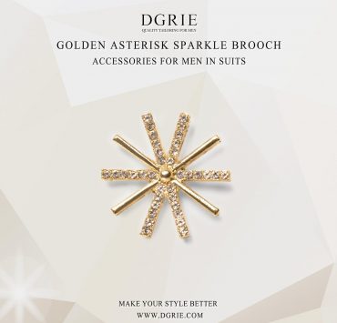 เข็มกลัดติดปก Gold And Diamond Asterisk Sparkle Brooch