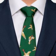 เนคไทวินเทจ High Quality Mallard Duck Green 4 Inch Necktie