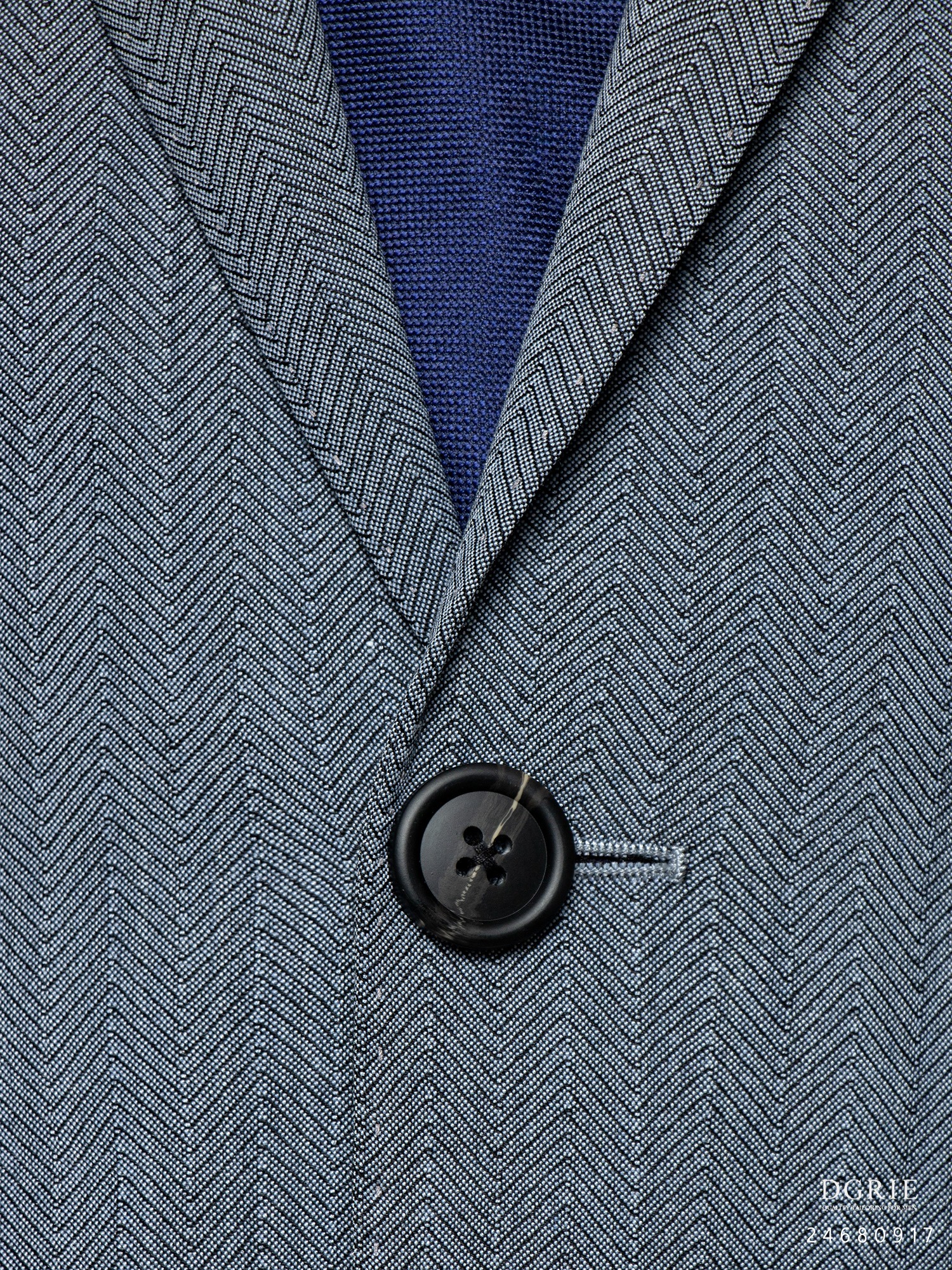 IMG_7014 เสื้อสูท สีเทา Md.Gray Herringbone Two Tone Wool Blend Suits