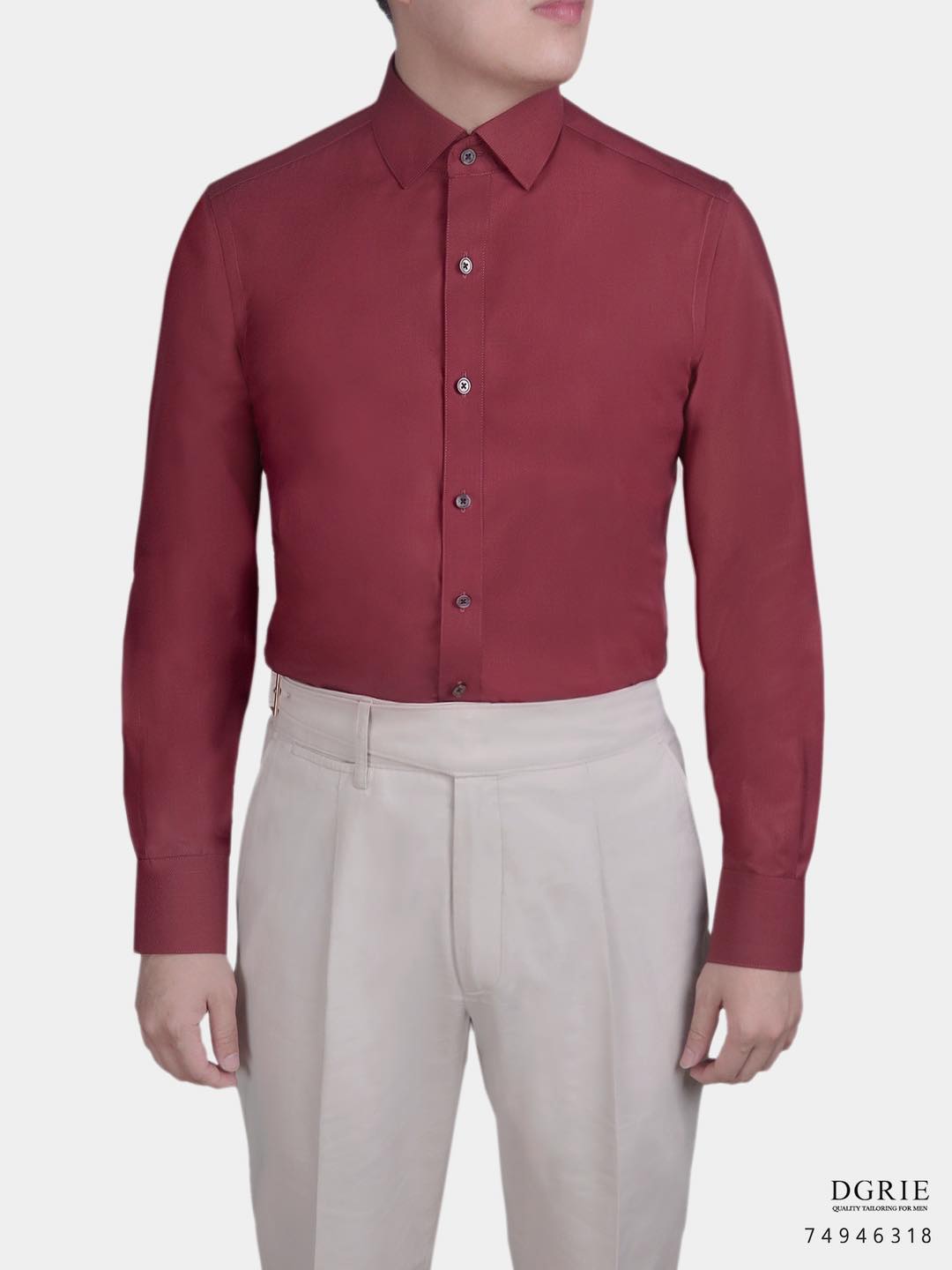 422151948_770381408458435_3749657612253338914_n เชิ้ตแขนยาวสีแดงไวน์ ผ้าไม่ยับ ไม่ต้องรีด