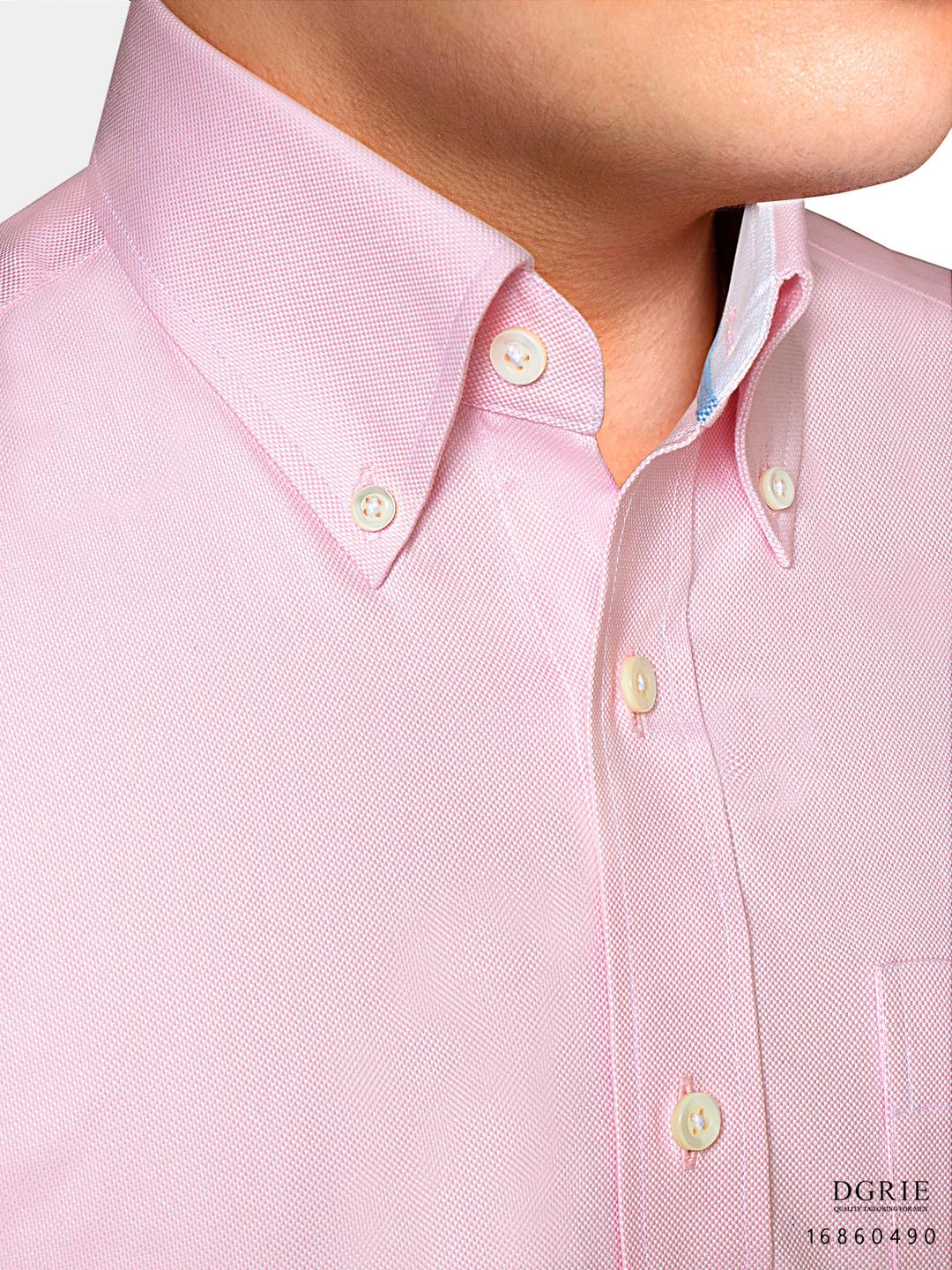 เสื้อเชิ้ตปกติดกระดุม DGRIE Cotton Oxford Button-Down