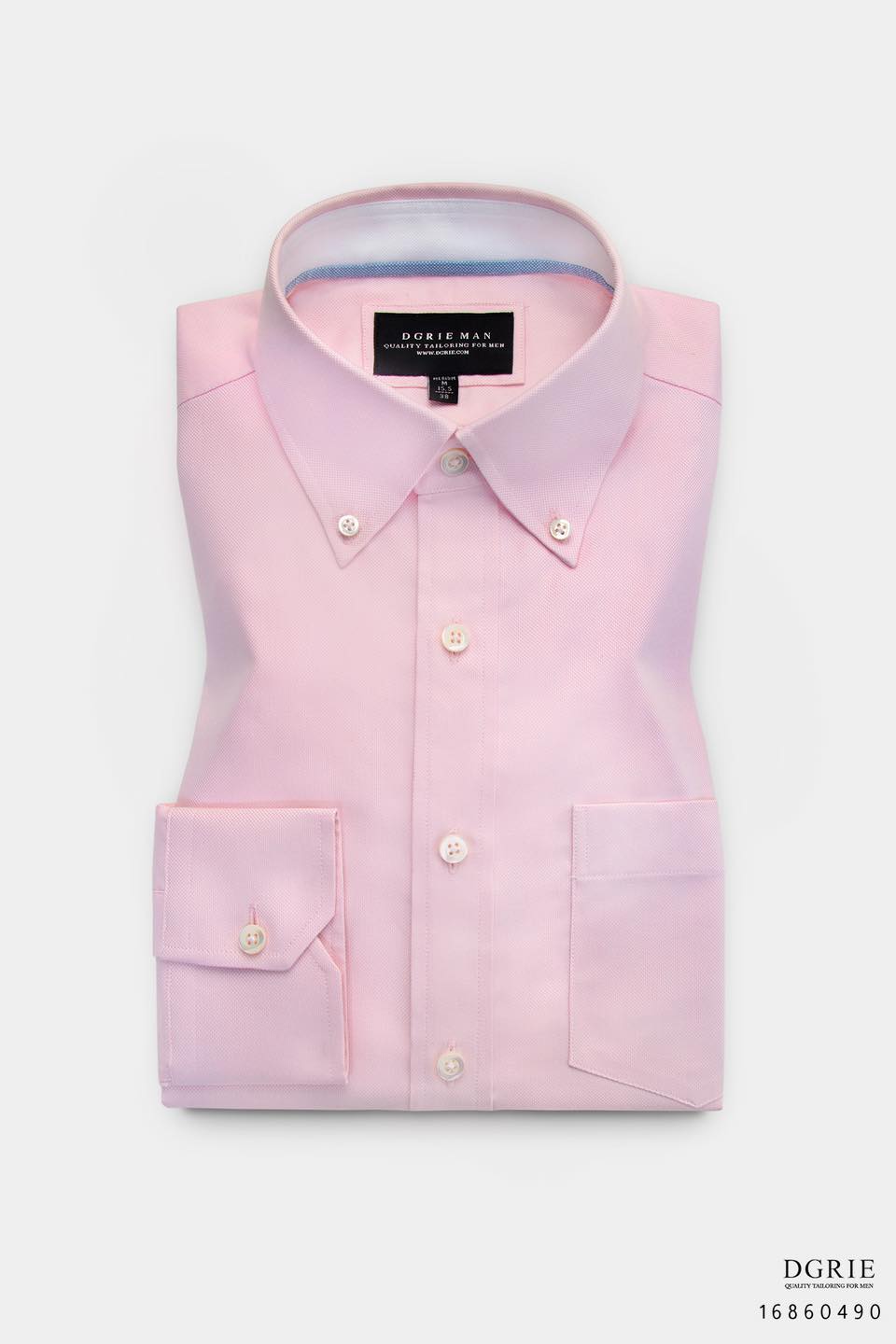 เสื้อเชิ้ตปกติดกระดุม DGRIE Cotton Oxford Button-Down