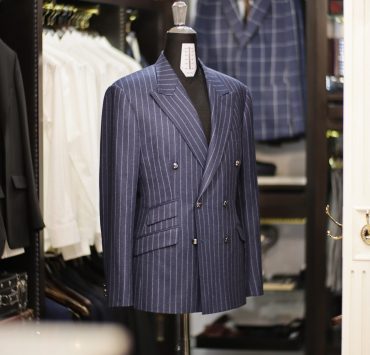 ร้านตัดสูท DGRIE Italy Flannel PinStripe DB Suit