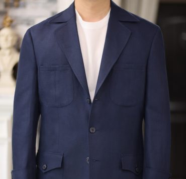 ตัดเสื้อซาฟารี สีกรม DGRIE Minimal Linen Safari Jacket 14 ตัดเสื้อซาฟารี สีกรม DGRIE Minimal Linen Safari Jacket