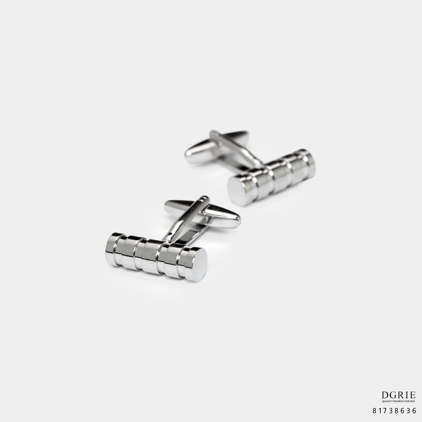 คัฟลิงค์ เสื้อเชิ้ต Mixed Bullet Cufflinks in Silver