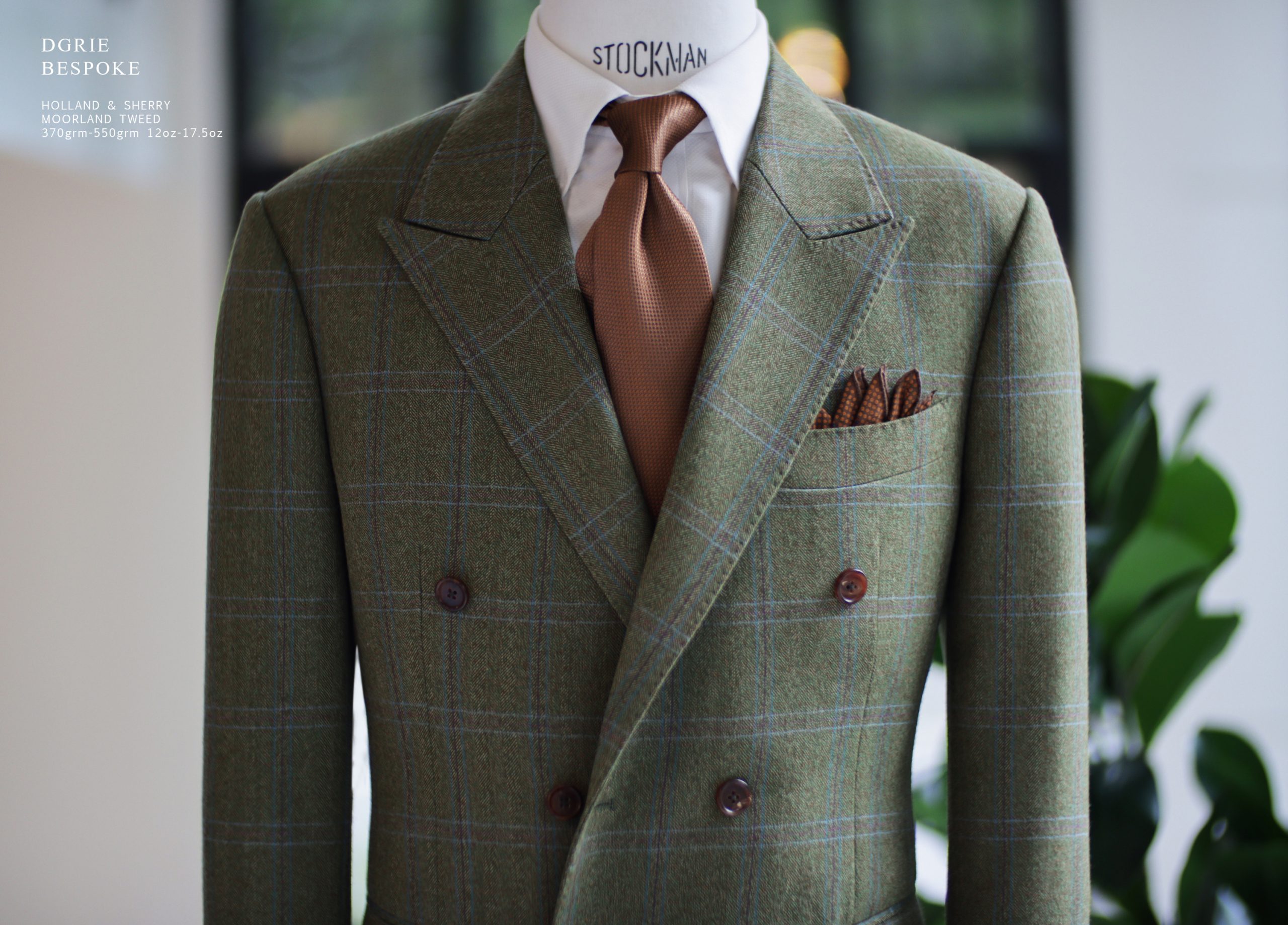 ตัดสูท DGRIE MOORLAND Olive Green Check Suits