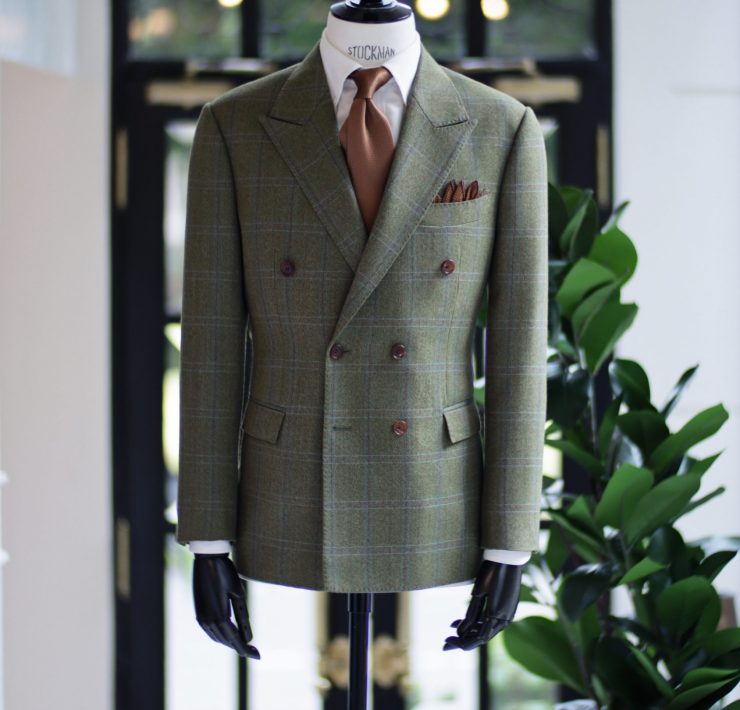 ตัดสูท DGRIE MOORLAND Olive Green Check Suits 19 ตัดสูท DGRIE MOORLAND Olive Green Check Suits