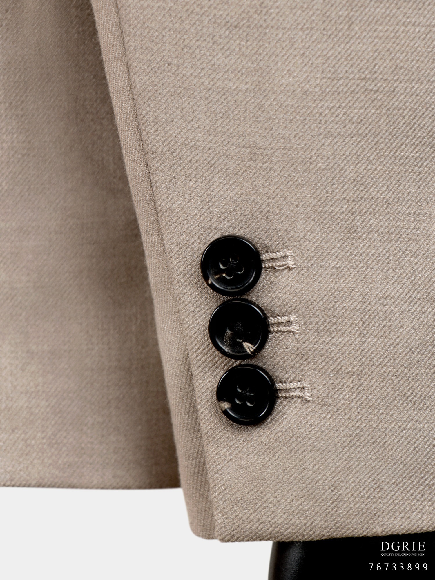 เสื้อสูท วินเทจ Sand Dollar Twill Wool Unlining Jacket