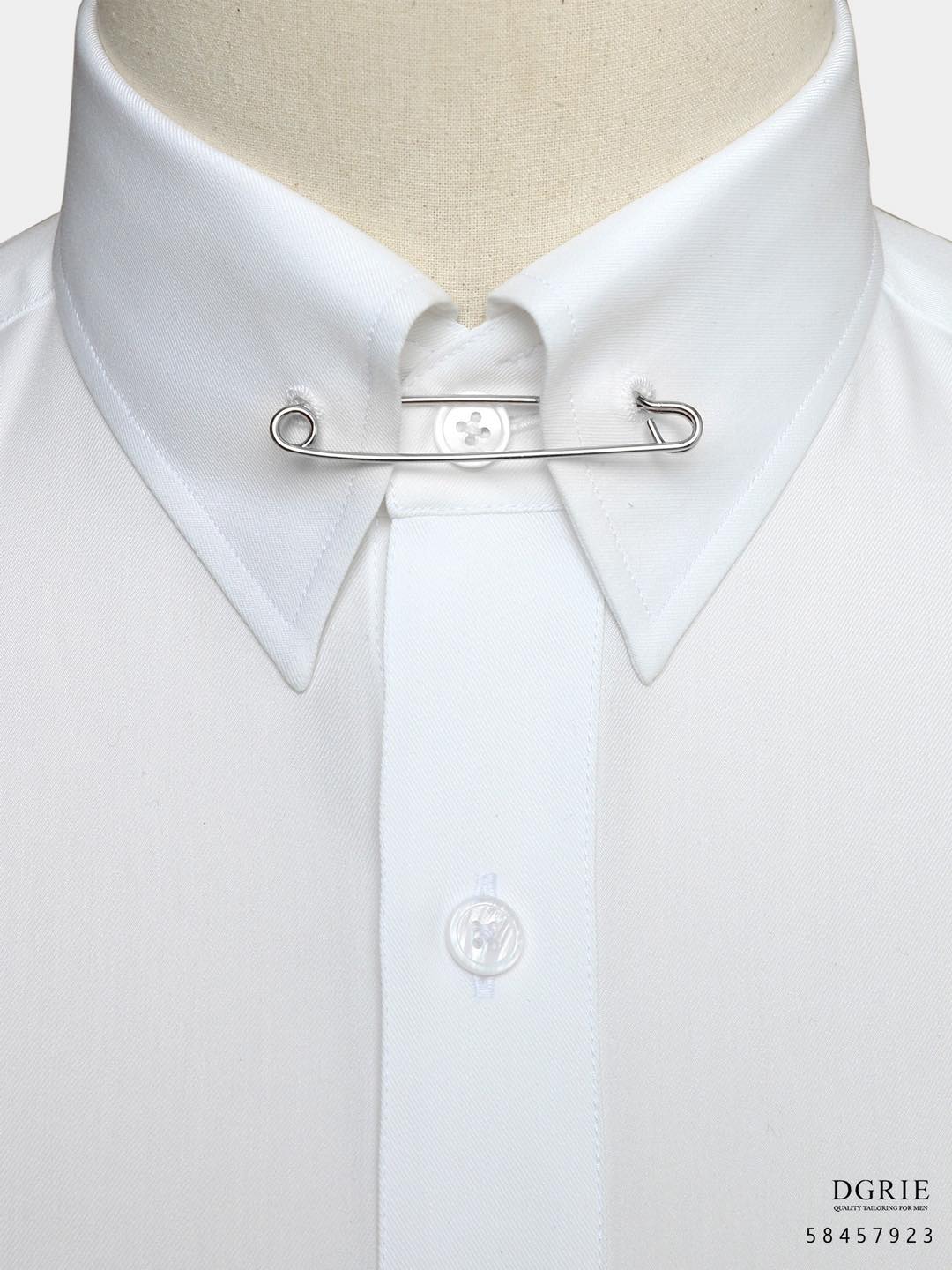 เข็มกลัดติดปกเชิ้ต วินเทจ Sterling Gold & Silver Collar Pin