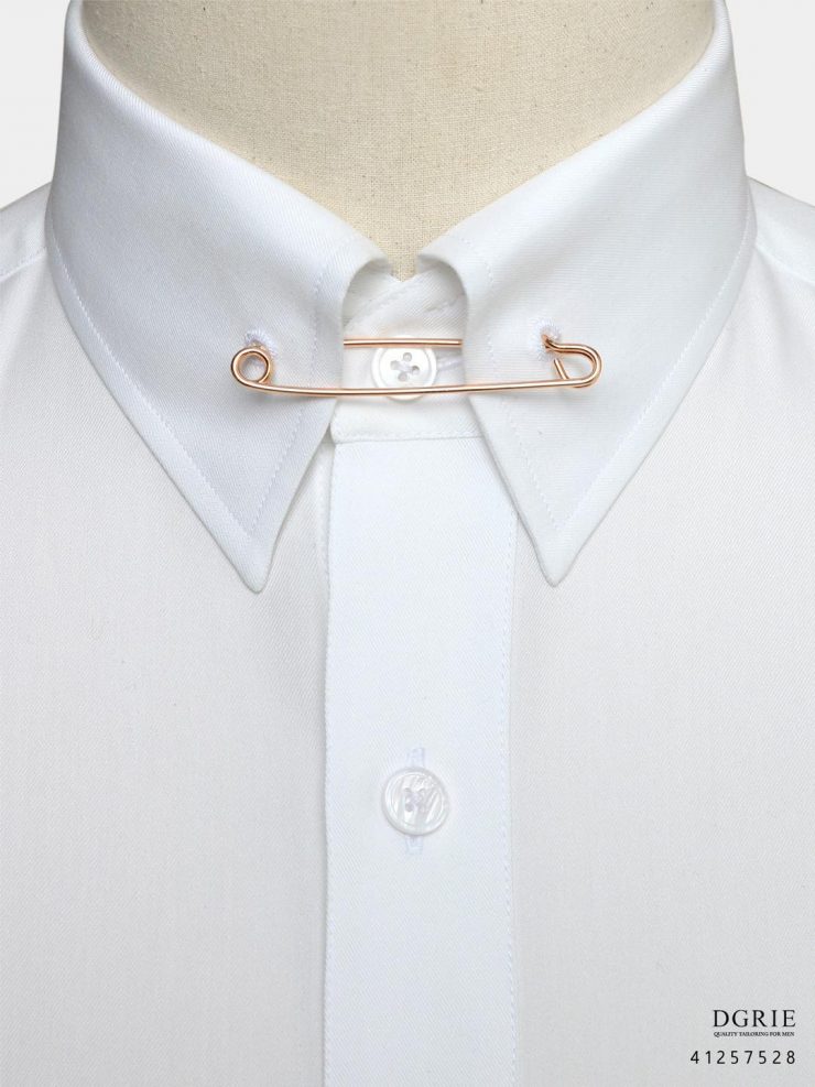 เข็มกลัดติดปกเชิ้ต วินเทจ Sterling Gold & Silver Collar Pin