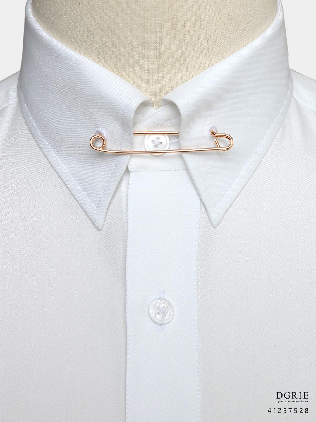 เข็มกลัดติดปกเชิ้ต วินเทจ Sterling Gold & Silver Collar Pin