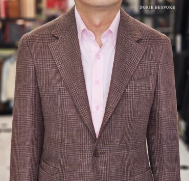 ตัดสูทลินิน Classic Italy Check Irish Linen Suits