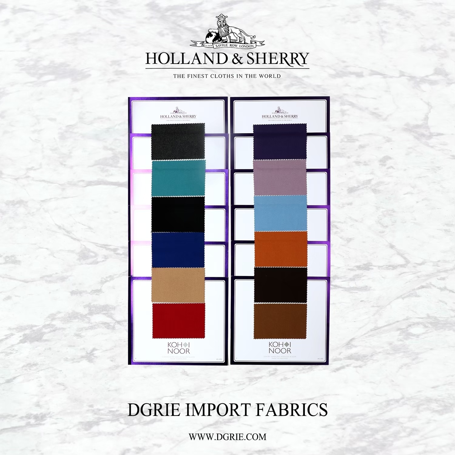 Koh i Noor - Holland & Sherry - LUXURY SUPER 200’s Woollen