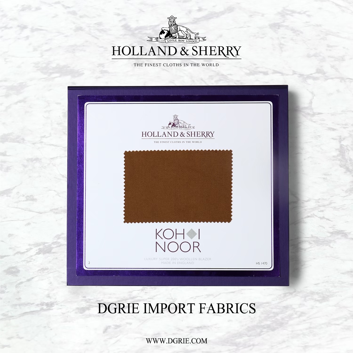 Koh i Noor - Holland & Sherry - LUXURY SUPER 200’s Woollen