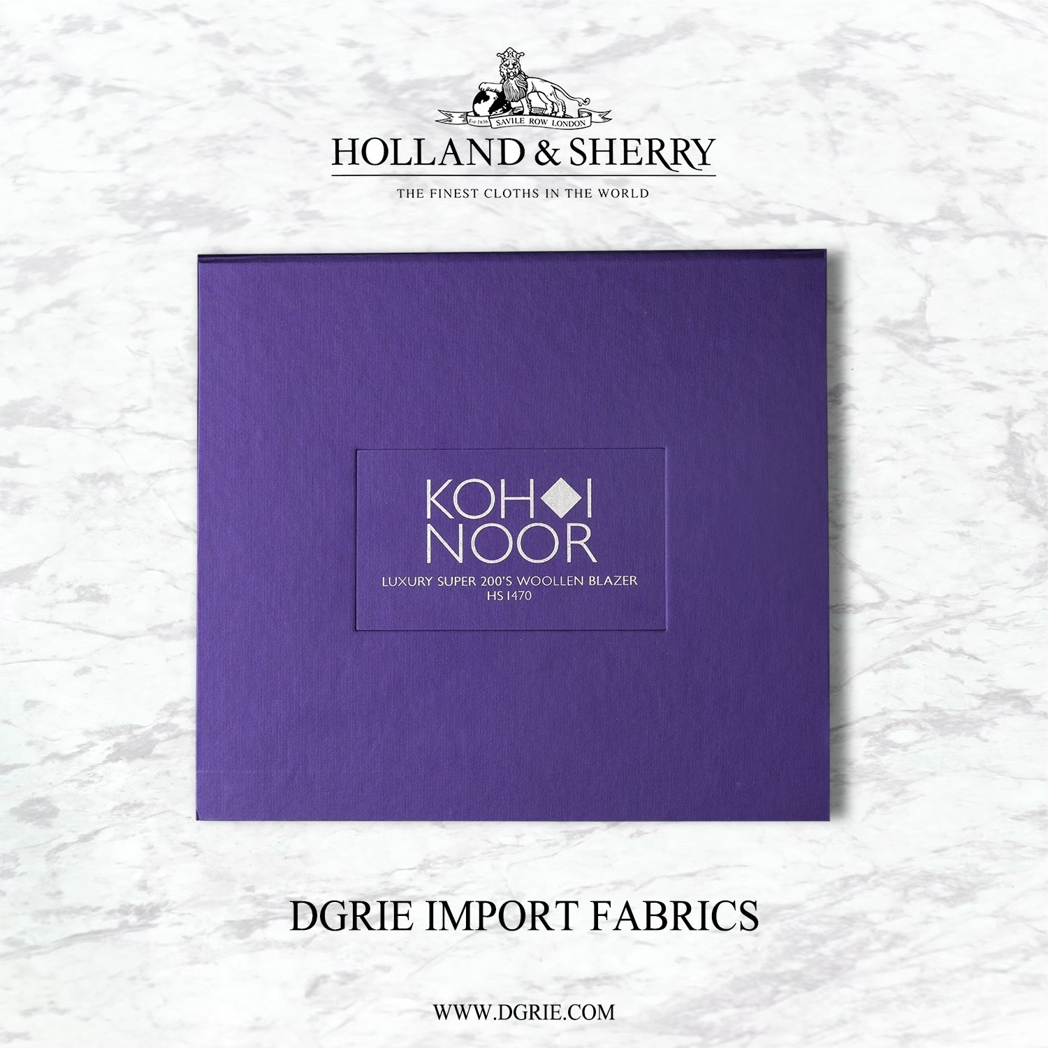 Koh i Noor - Holland & Sherry - LUXURY SUPER 200’s Woollen