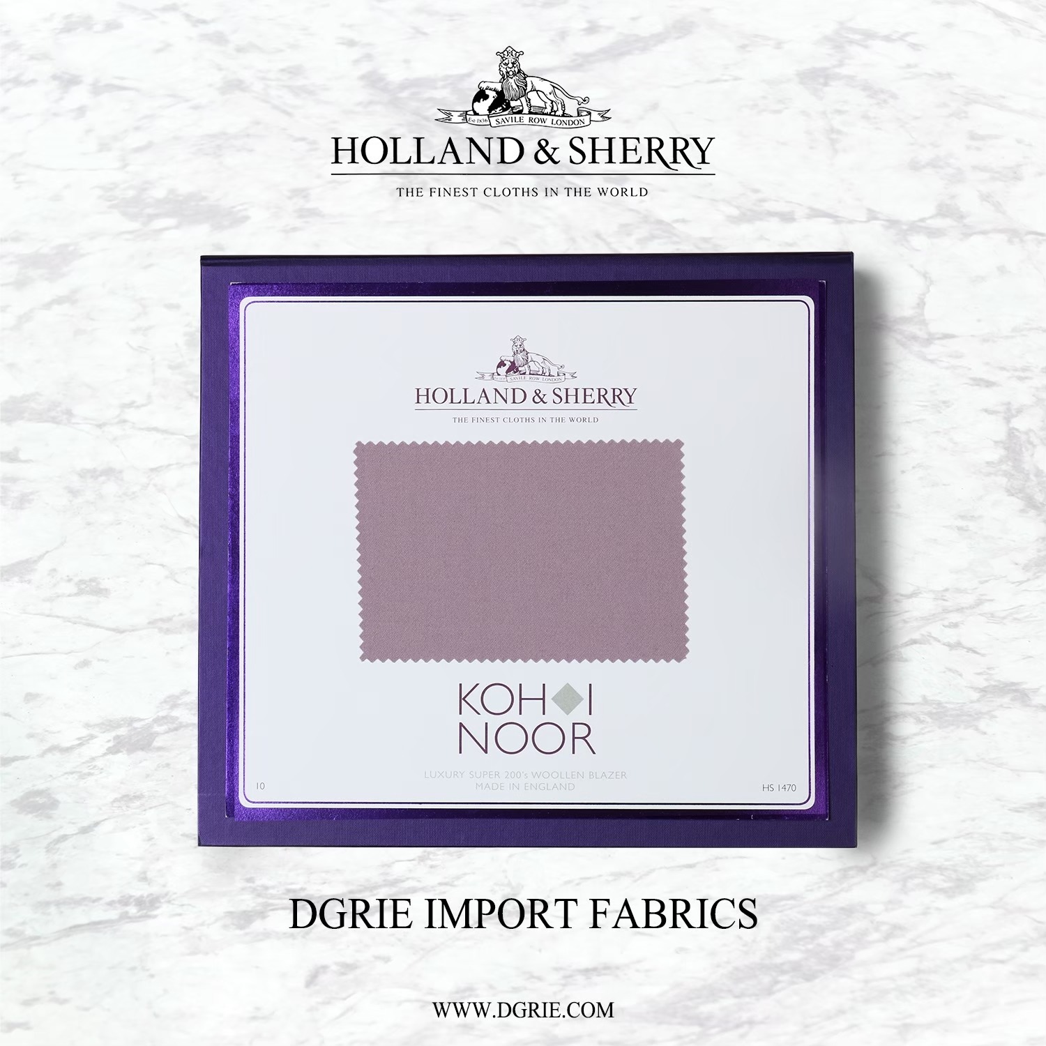 Koh i Noor - Holland & Sherry - LUXURY SUPER 200’s Woollen